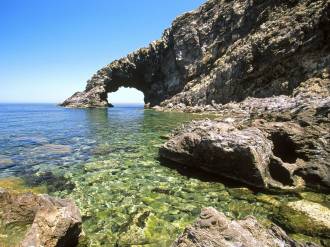 Arco del'Elefante, Pantelleria Island, Sicily, Italy